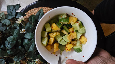 Cucumber Pineapple Salad Chaat