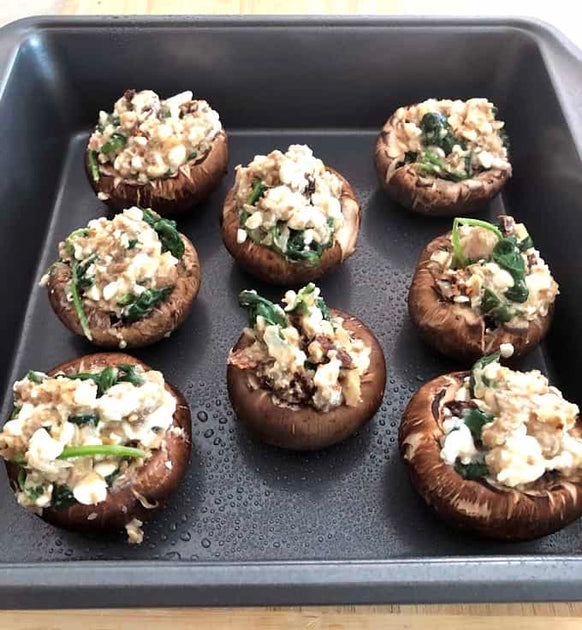 Cottage Cheese Spinach Mushroom – Simrun Chopra