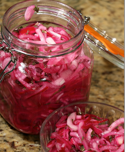 Fermented Pickled Onions