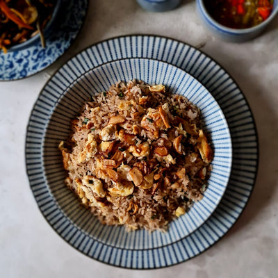 Burnt Garlic Fried Rice Japanese Style