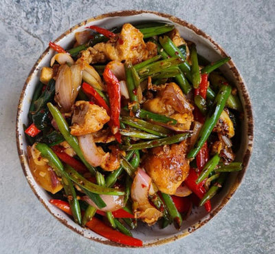 Chinese Chicken with French Beans