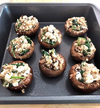 Cottage Cheese Spinach Mushroom