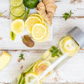 Cucumber Mint Infused Water with Lime - Simrun Chopra