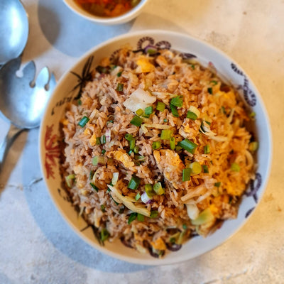 Egg Cabbage Fried Rice