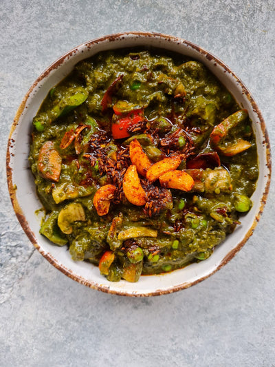 Hara Bhara Saag - Mix veg with Spinach