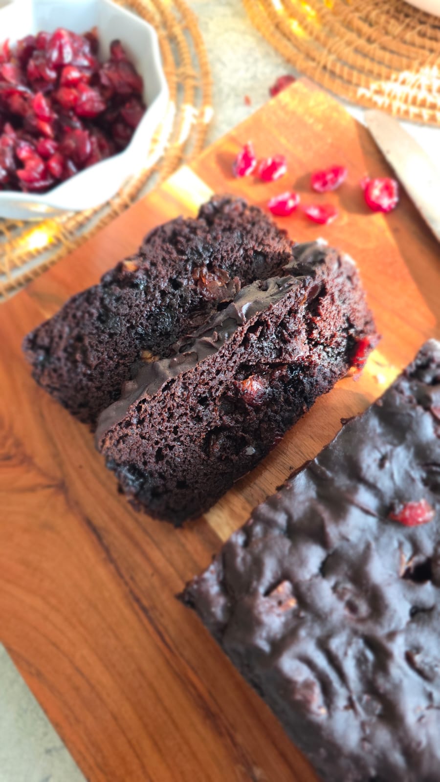 Healthy Gooey Chocolate Cake - Simrun Chopra