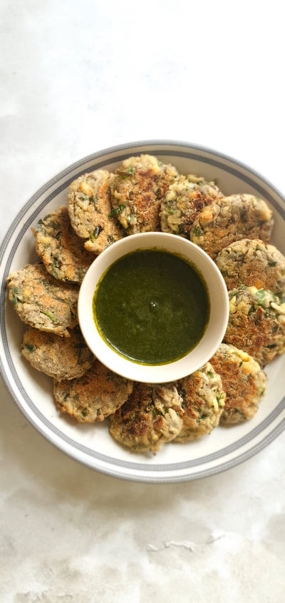 High Protein Raw Banana & Paneer Cutlets
