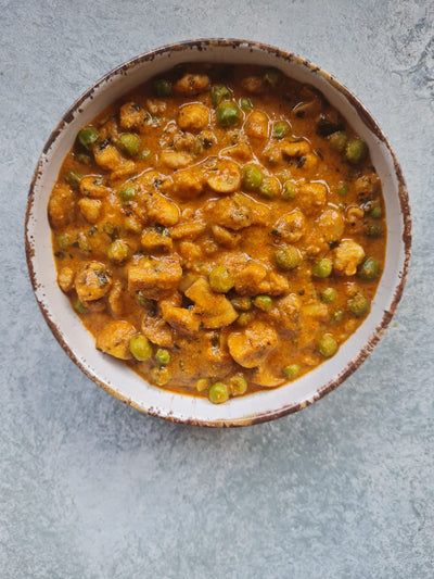 Makhana Mattar Mushroom