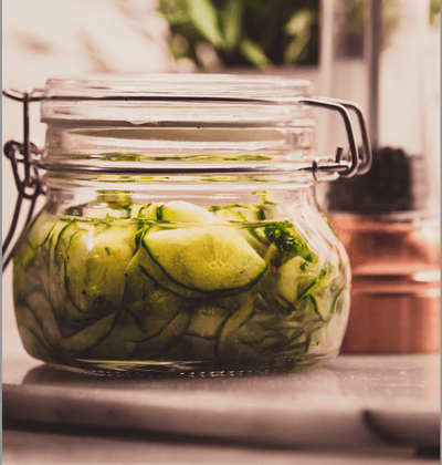 Overnight Pickled Cucumber