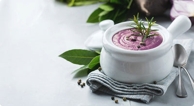 PURPLE POTATO SOUP