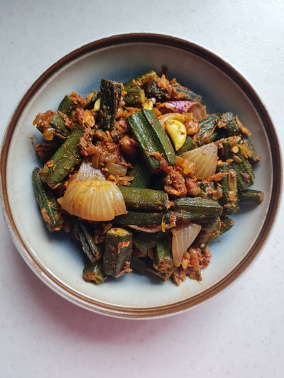 Pyazi Peanut Bhindi