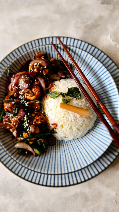 Stir Fry Prawns in Oyster Sauce