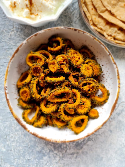 Sukha Masala Karela (Bitter Gourd)