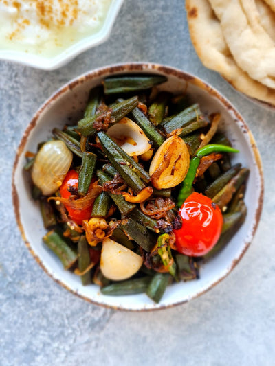 Sukha Masala ki Bhindi (ladyfinger)